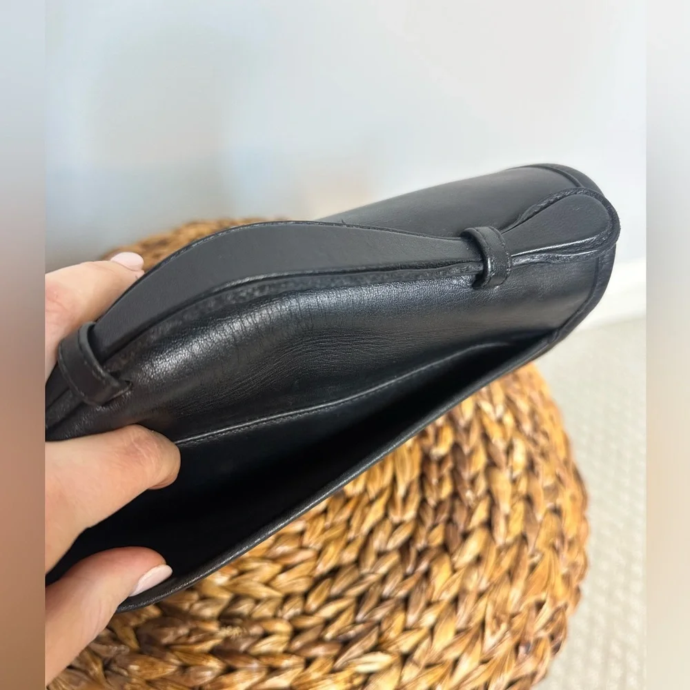 Vintage Coach 9870 Court bag black nickel hardware Costa Rica Y2K 2000s purse - Picture 7 of 14